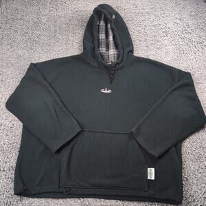 686 Hoodie Adult Extra Large Green Sherpa Embroidered Outdoor Technical Pullover